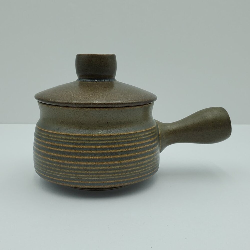 Denby Langley Sherwood Stick Handle Soup Bowl Chili Chowder Crock Gravy Boat